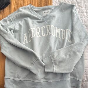 Abercrombie & Fitch light blue Sweatshirt